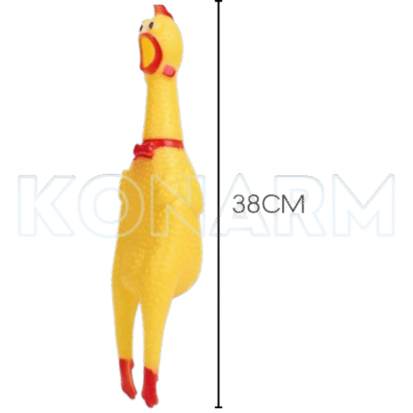 Gallina de Plástico con Grito – Juguete Chillón para Mascotas - Imagen 2