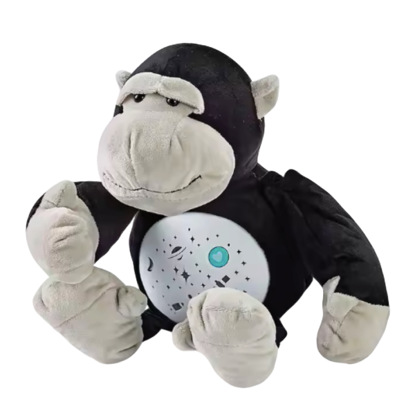 juguete musical para bebés, niños, gorila Afelpado