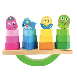 juguete  Montessori para niños Apilable didáctico  Equilibrio bloque de construcción