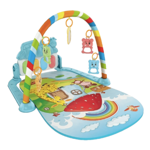 Gimnasio para bebes con piano de pie y sonajeros