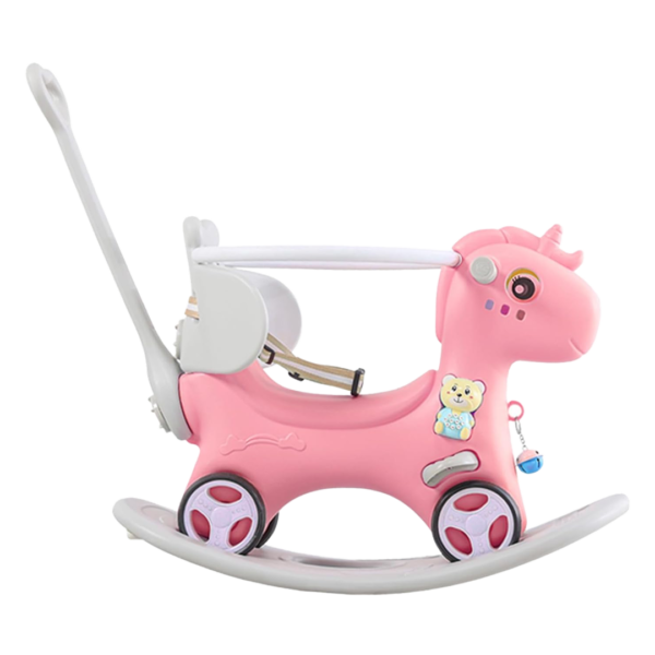 Juguetes caballo balancín para montar en bicicleta para niños pequeños, con equilibrio, respaldo colores surtidos