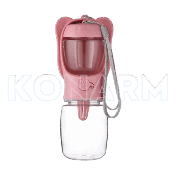 Porta agua & croquetas para mascotas 350ml - Imagen 2