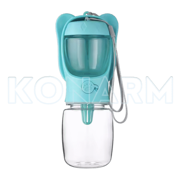 Porta agua & croquetas para mascotas 350ml - Imagen 3