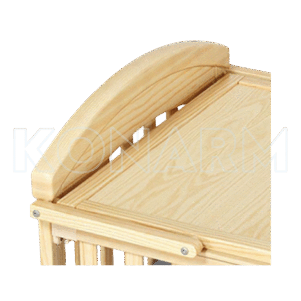 Cuna de madera transformable para bebés - Imagen 4