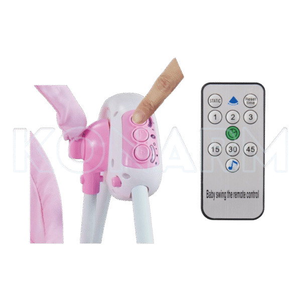 Mecedora columpio para bebés con control remoto - Imagen 5