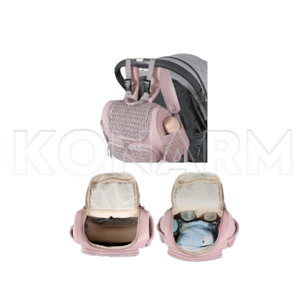 Mochila pañalera para bebé - Imagen 6