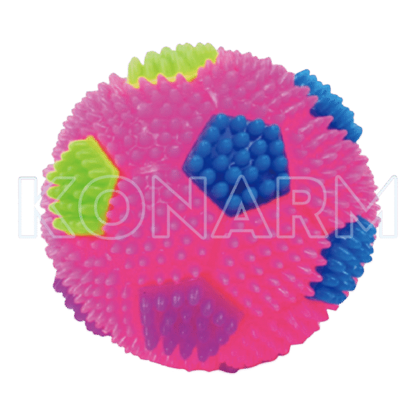 Pelota de goma neón con luz para perros - Imagen 5