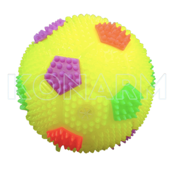 Pelota de goma neón con luz para perros - Imagen 6