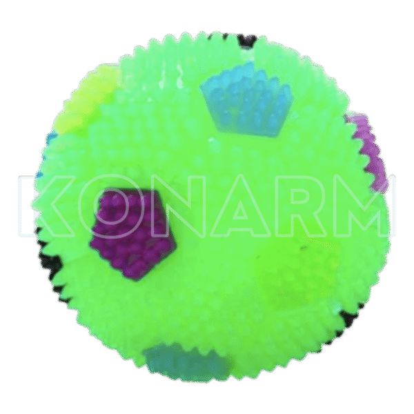 Pelota de goma neón con luz para perros - Imagen 7