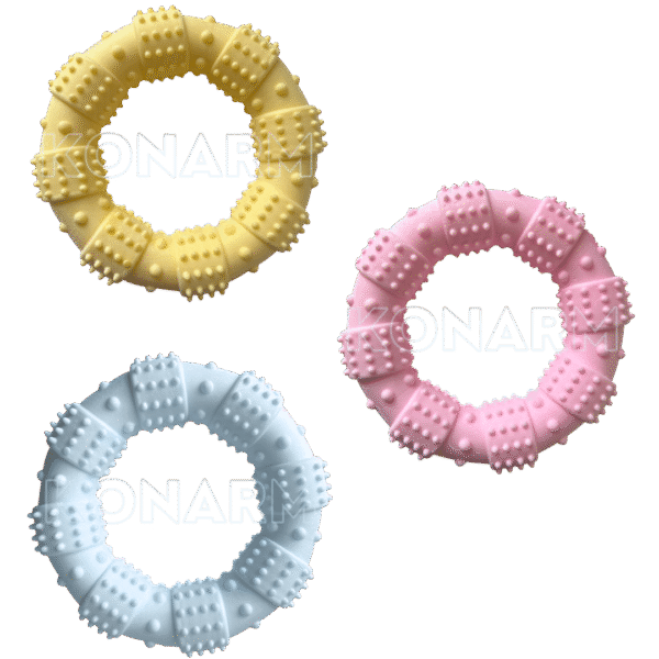 Aro Masticable de Goma para Mascotas