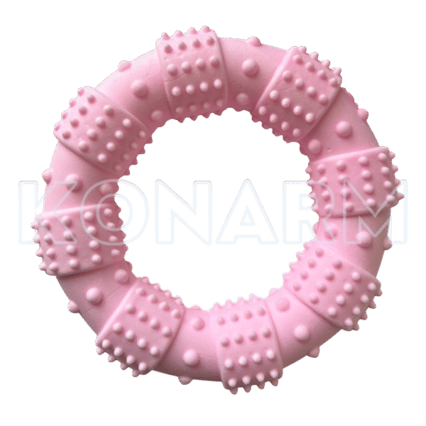 Aro Masticable de Goma para Mascotas - Imagen 2