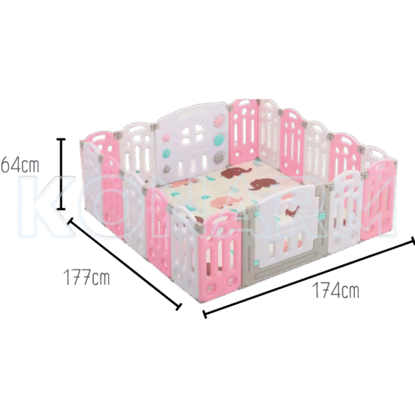 Corral Plegable de Plástico para Bebés - Imagen 2