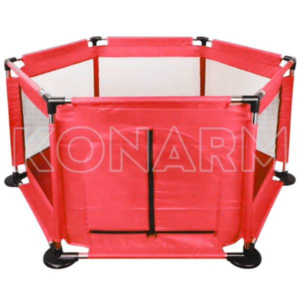 Corral de juegos hexagonal de tela - Imagen 4