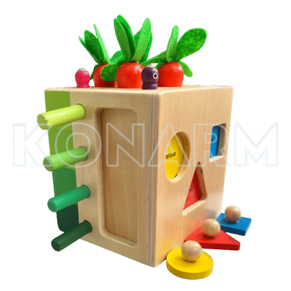 Carrito Didáctico de Madera Montessori 10 en 1 - Imagen 2