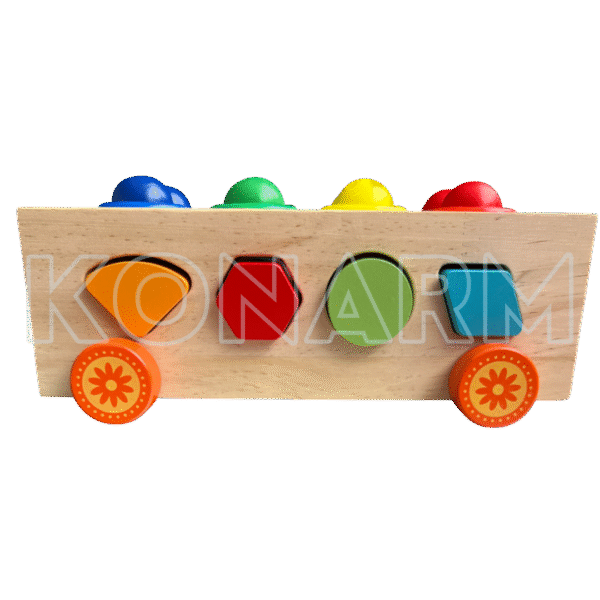 Carrito Didáctico de Madera Montessori 4 en 1 - Imagen 4