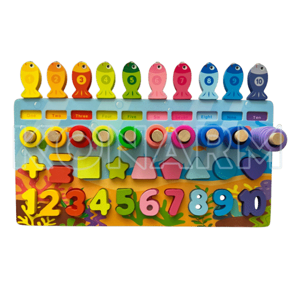 Tablero Educativo Montessori Multiactividades