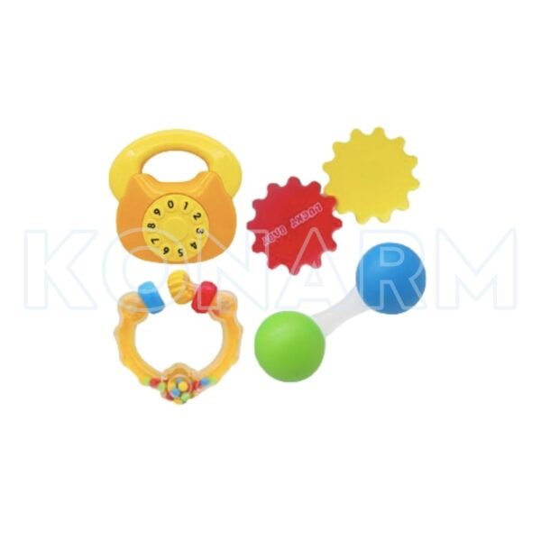 Set de 4 Sonajas para Bebé – Estimulación Temprana Multisensorial - Imagen 2