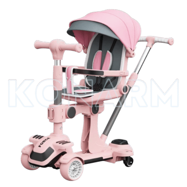 Triciclo Scooter 6 en 1 con Sombrilla - Imagen 3