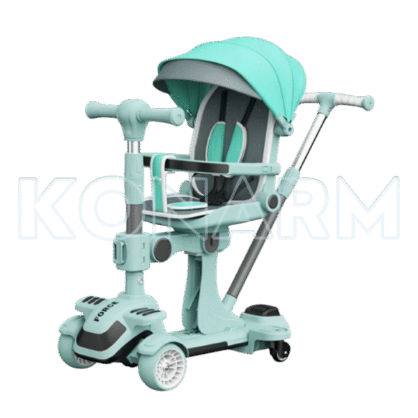 Triciclo Scooter 6 en 1 con Sombrilla - Imagen 4