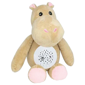 juguete musical para calmar al bebe hipopótamo Afelpado