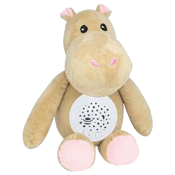 juguete musical para calmar al bebe hipopótamo Afelpado