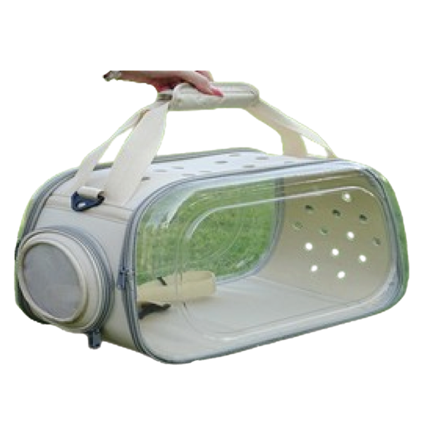 Bolsa para Mascotas perros gatos rosa y gris
