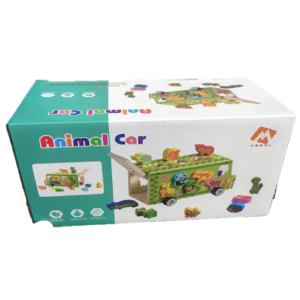juguete montessori carro rompecabezas animal car