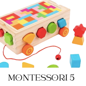 juguetes Montessori para niños figuras Montessori