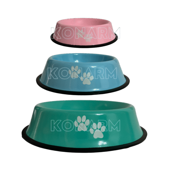 Bowl antideslizante de acero inoxidable para mascotas perros & gatos