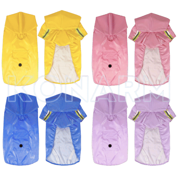 Ropa para mascotas | Impermeable Reflectante