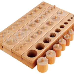 Cilindros con Botón Tablero Montessori de Clasificación y Encaje