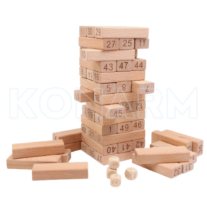 Torre de Construcción Jenga Torre Matemática de Bloques