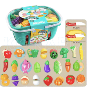 Set Didáctico de Alimentos Frutas y Vegetales