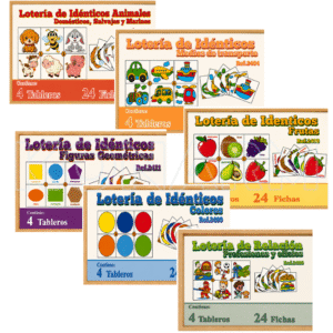Lotería Didáctica de Idénticos – Juego Educativo Infantil