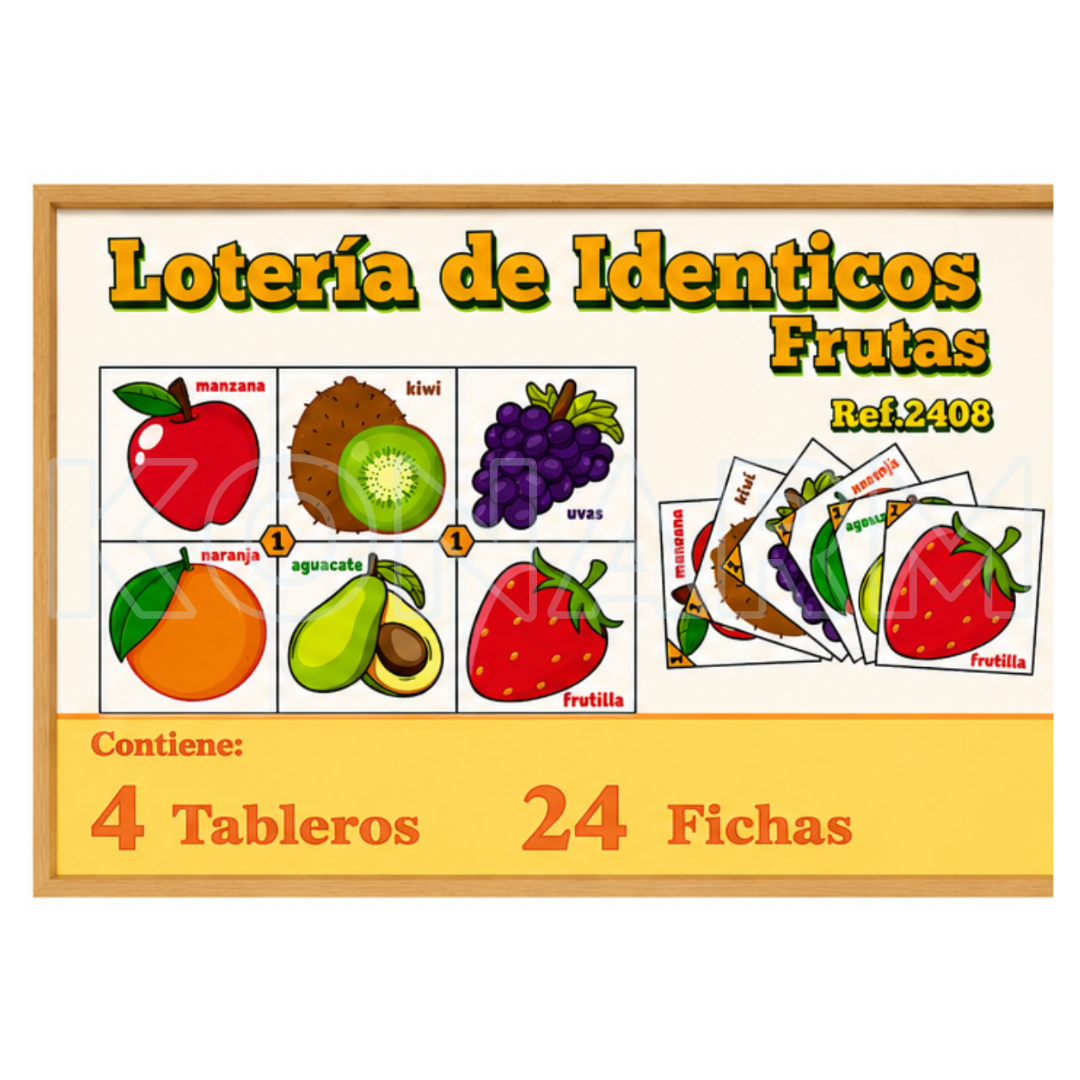 Lotería Didáctica de Idénticos – Juego Educativo Infantil - Imagen 7