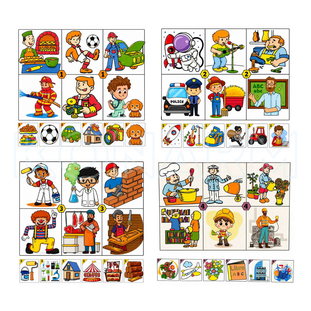 Lotería Didáctica de Idénticos – Juego Educativo Infantil - Imagen 10
