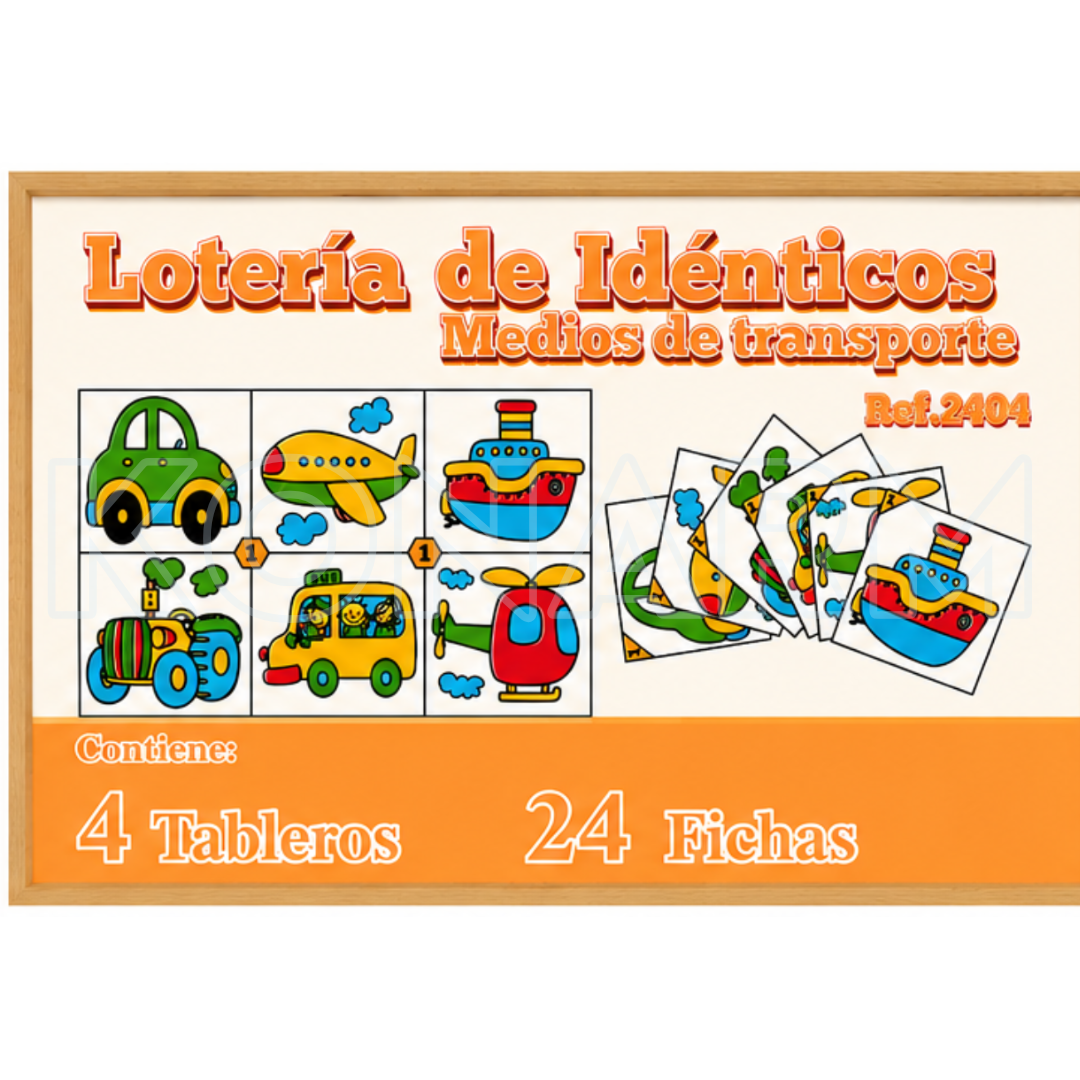 Lotería Didáctica de Idénticos – Juego Educativo Infantil - Imagen 11