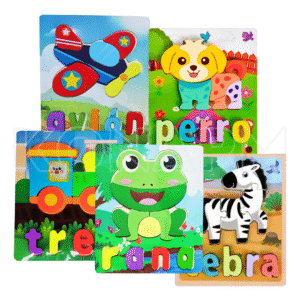 Rompecabezas Didáctico Multicolor Temática Niños
