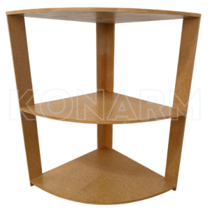 Mueble Esquinero de MDF para Juguetes y Almacenamiento
