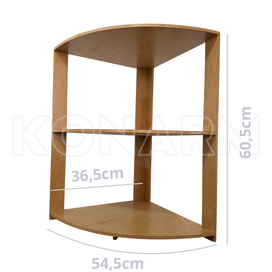Mueble Esquinero de MDF para Juguetes y Almacenamiento - Imagen 2